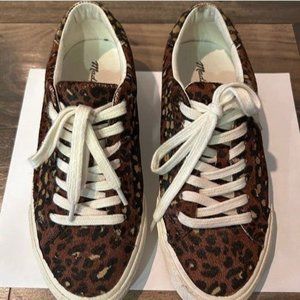 Madewell sneakers leopard /Size 6.5